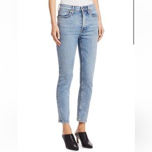 Re/done High-Rise Ankle Crop Comfort Stretch